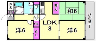 イマキタハイツ29の物件間取画像